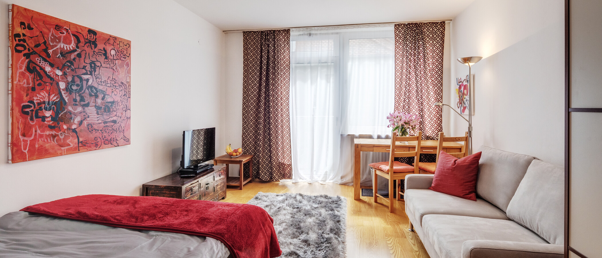 apartamento München Schwabing-West (rund um den Hohenzollernplatz) 02 zona de día  4086