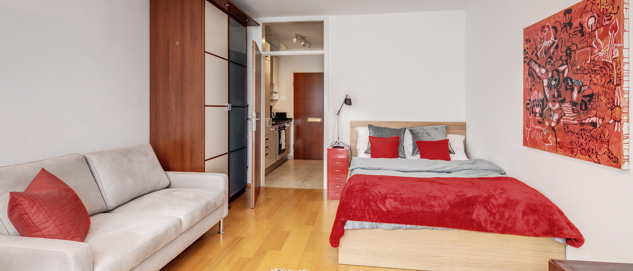 apartamento München Schwabing-West (rund um den Hohenzollernplatz) 03 zona de día  4086