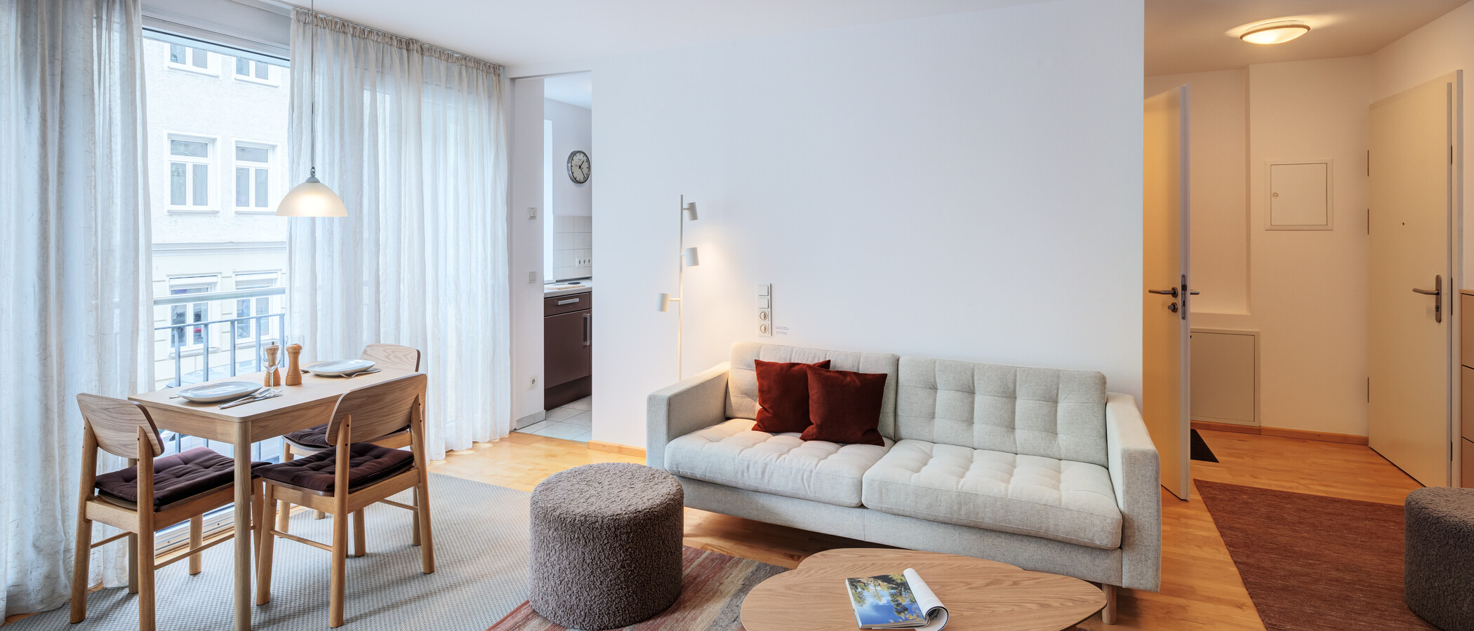 apartamento München Glockenbachviertel 02 zona de día  4097
