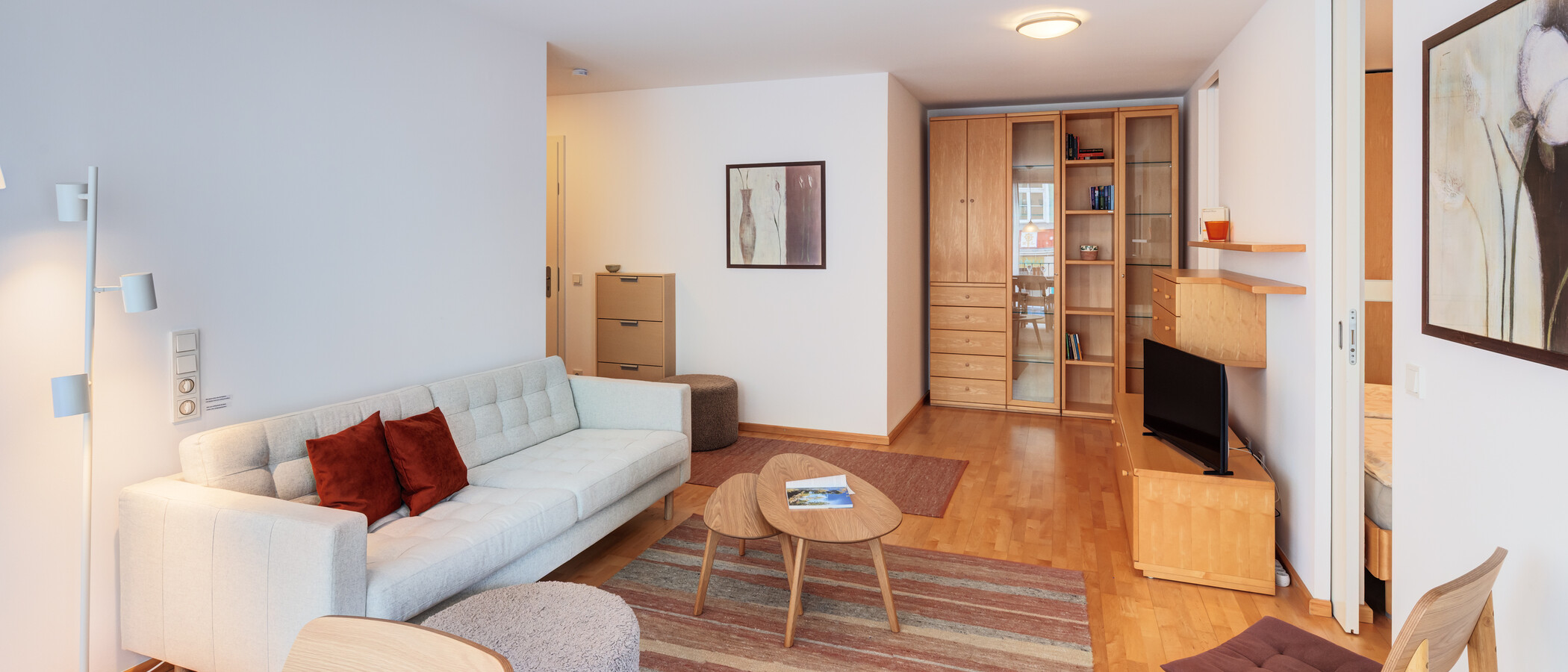 apartamento München Glockenbachviertel 03 zona de día  4097
