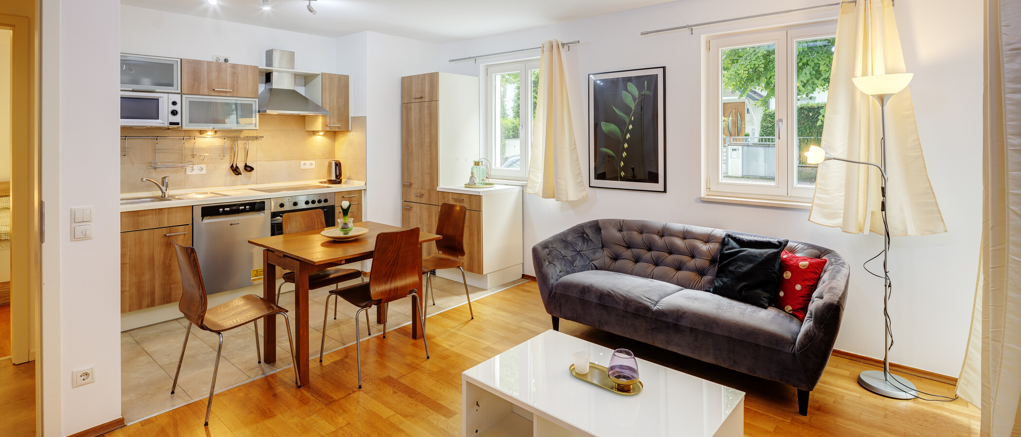 apartamento München Sendling-Westpark 01 zona de día  4124