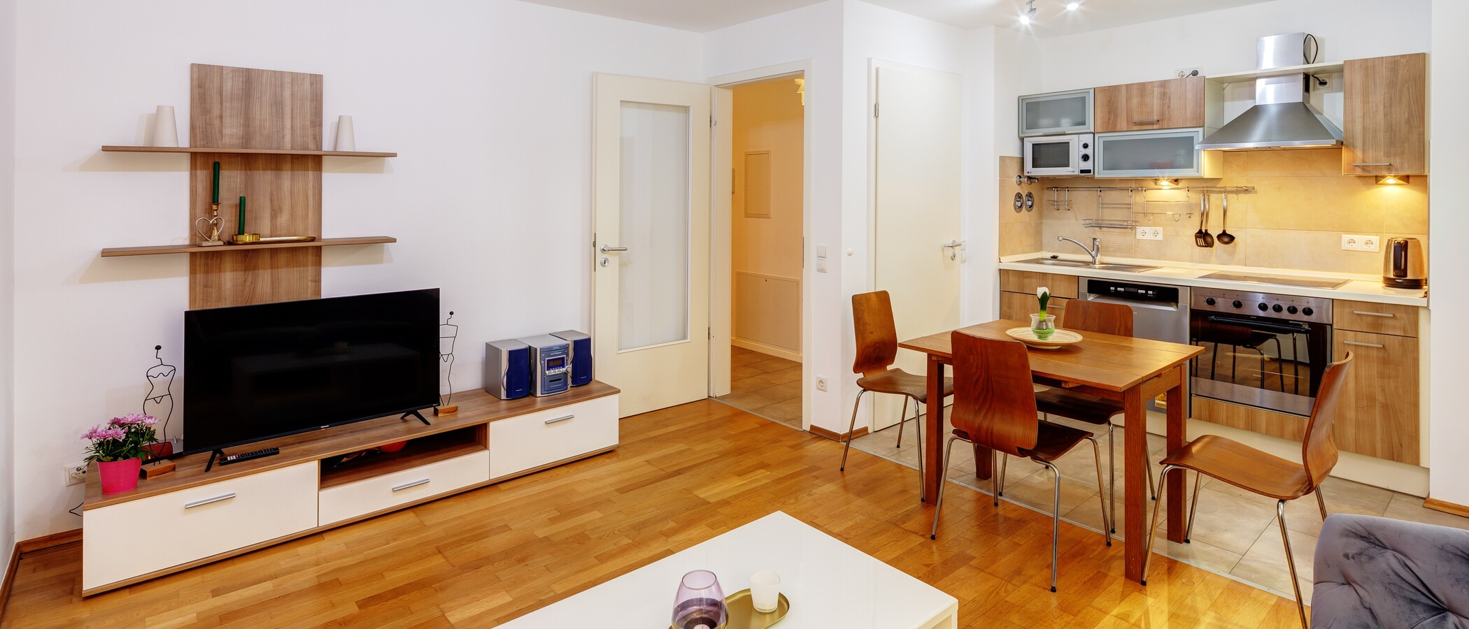 apartamento München Sendling-Westpark 02 zona de día  4124