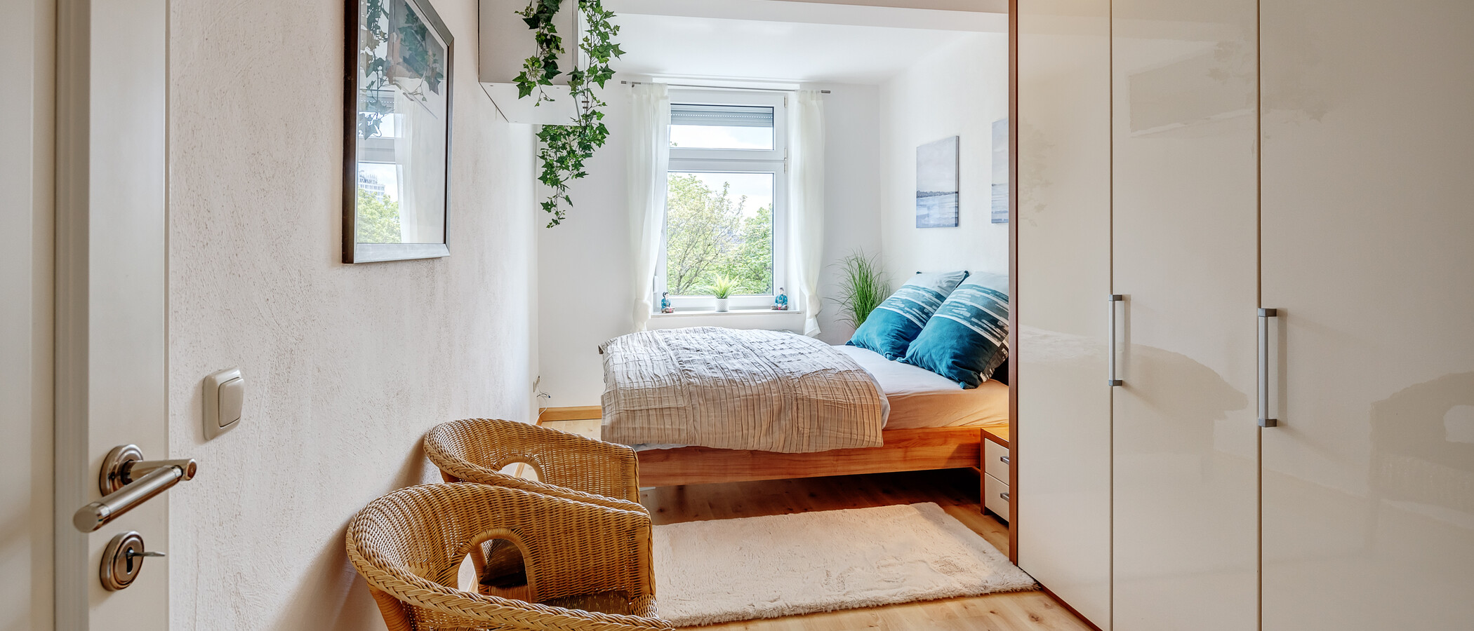ático München Obergiesing 01 dormitorio 4141