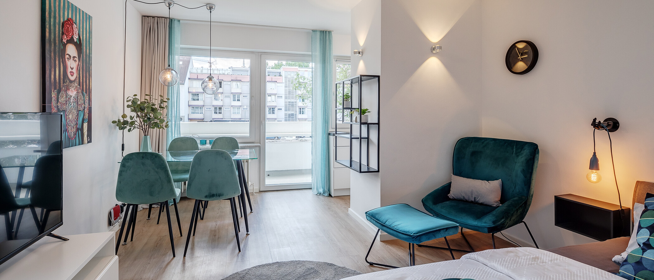apartamento München Milbertshofen 02 zona de día  4166