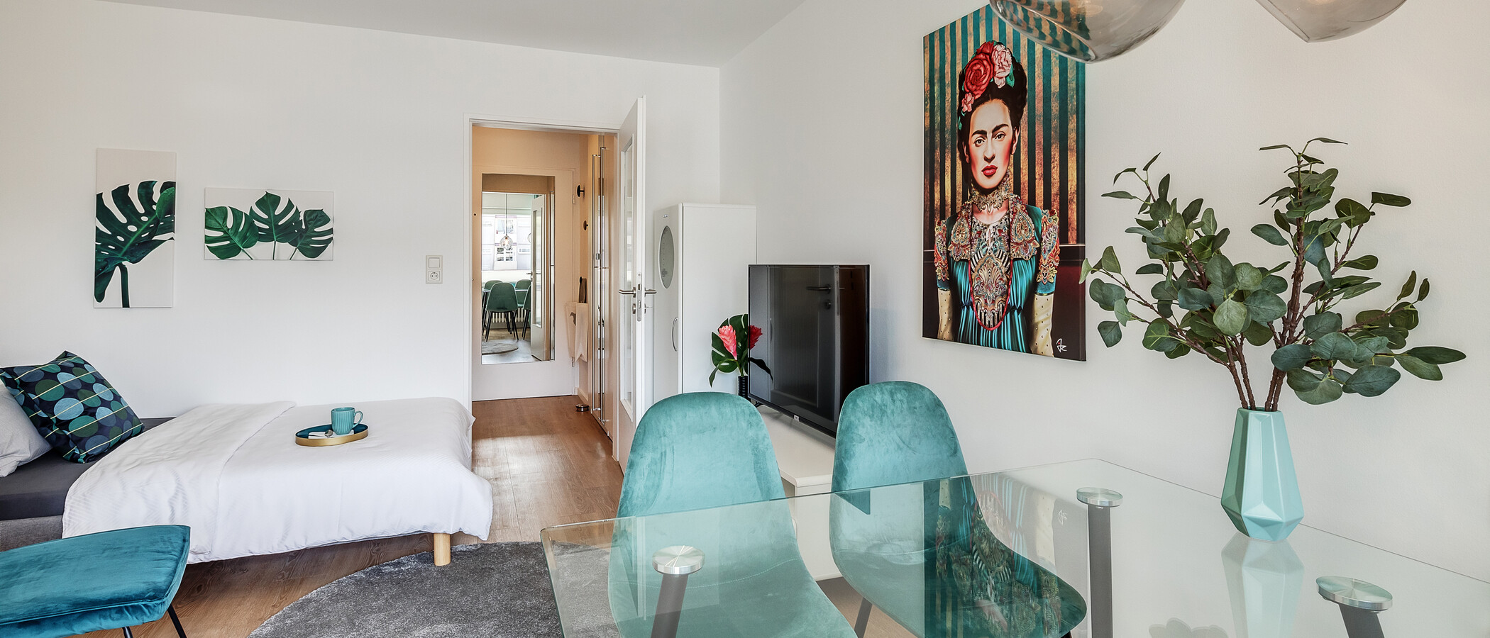 apartamento München Milbertshofen 04 zona de día  4166