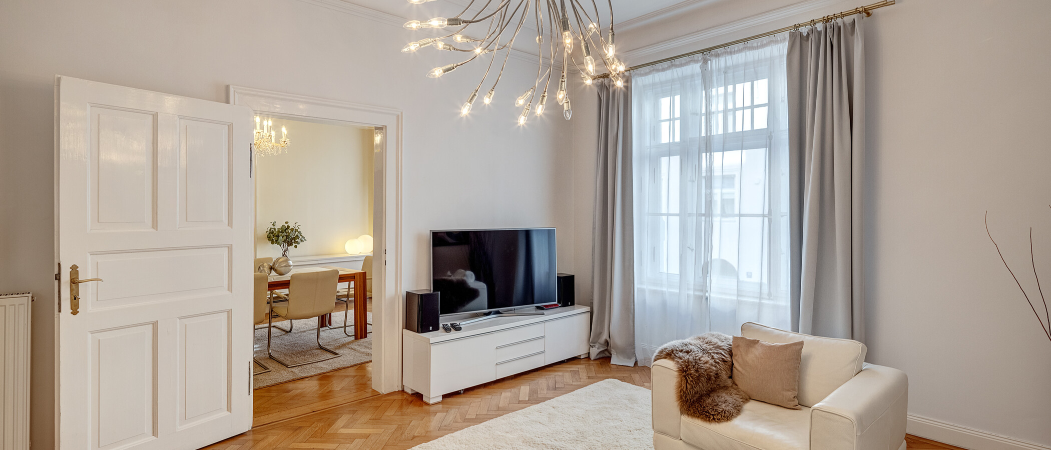 apartamento München Maxvorstadt - Rund um den Josephsplatz 03 sala de estar 4242
