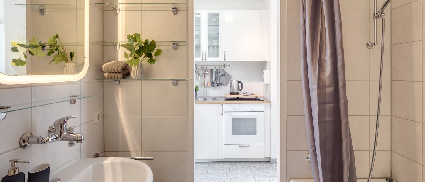 apartamento München Arabellapark 03 baño 4263