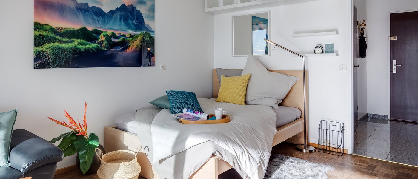 apartamento München Arabellapark 01 zona de dormir 4263