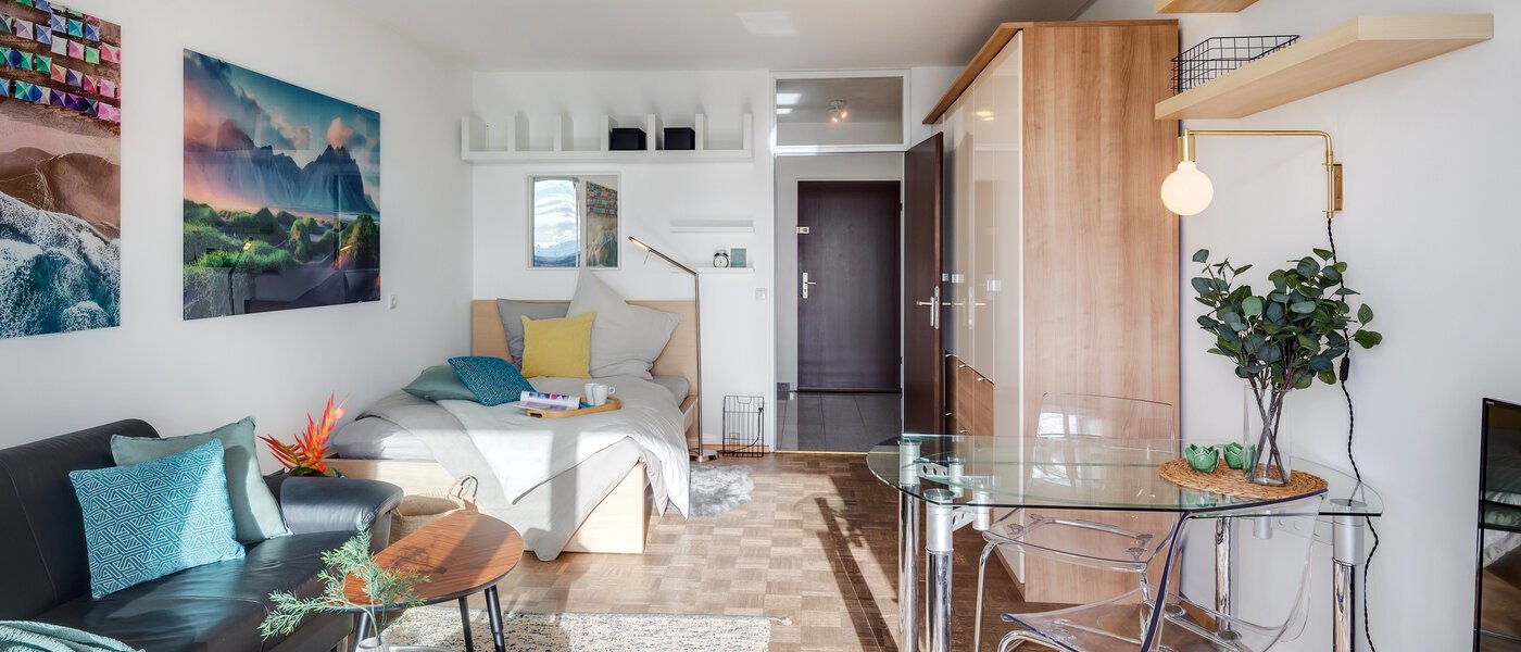 apartamento München Arabellapark 04 zona de día  4263