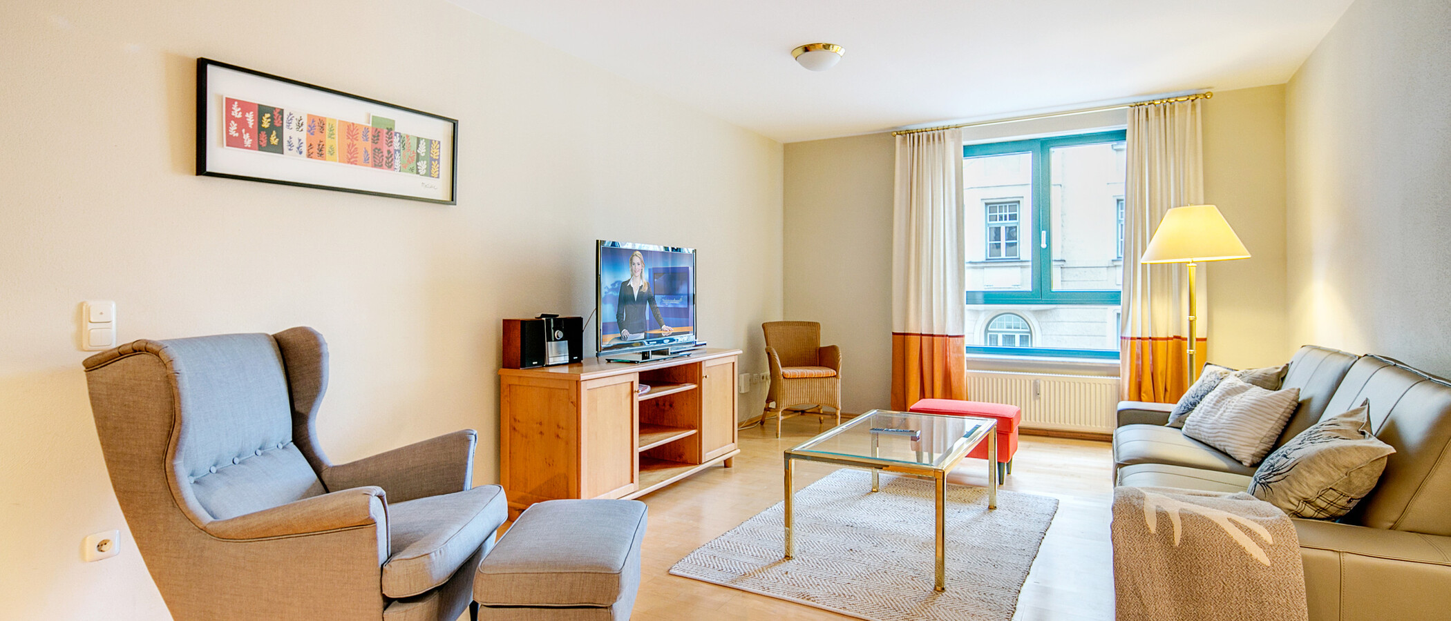 apartamento München Maxvorstadt - Museumsviertel 03 salón 4289