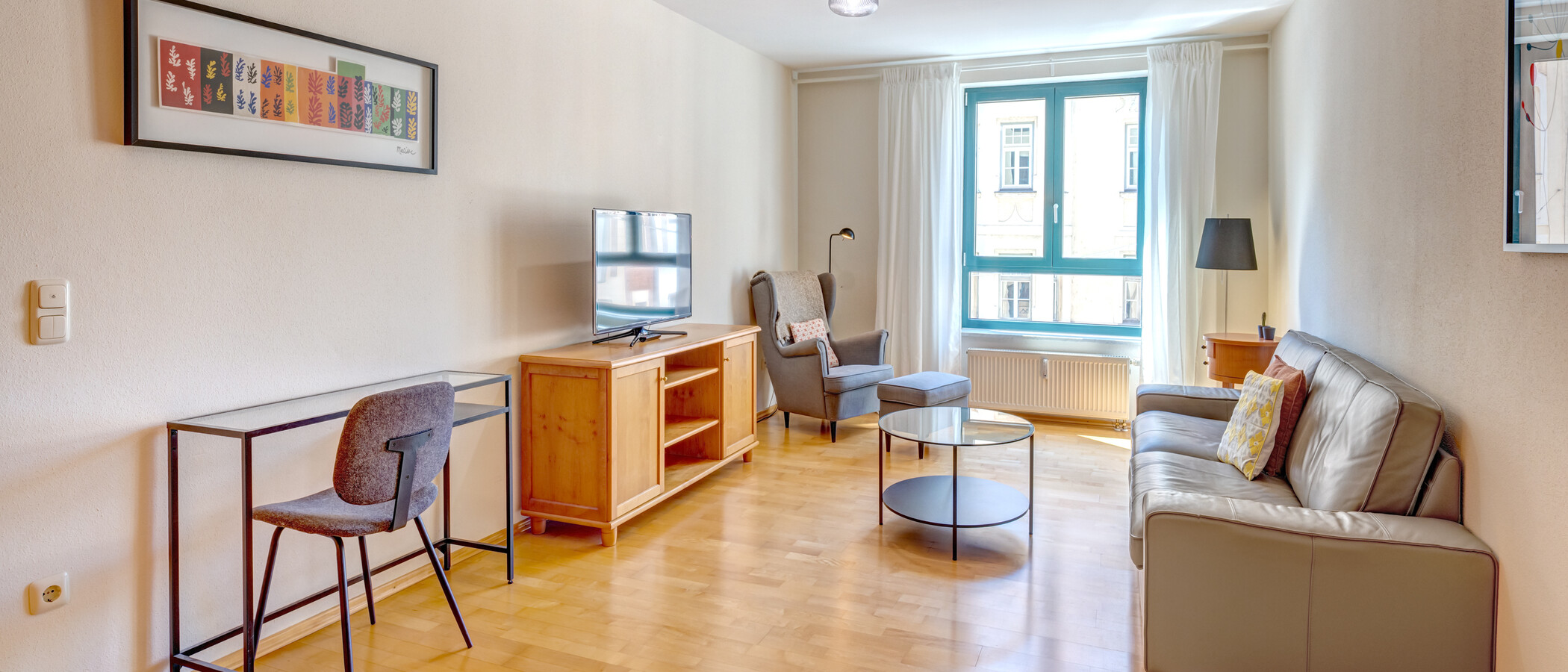apartamento München Maxvorstadt - Museumsviertel 02 zona de día  4289
