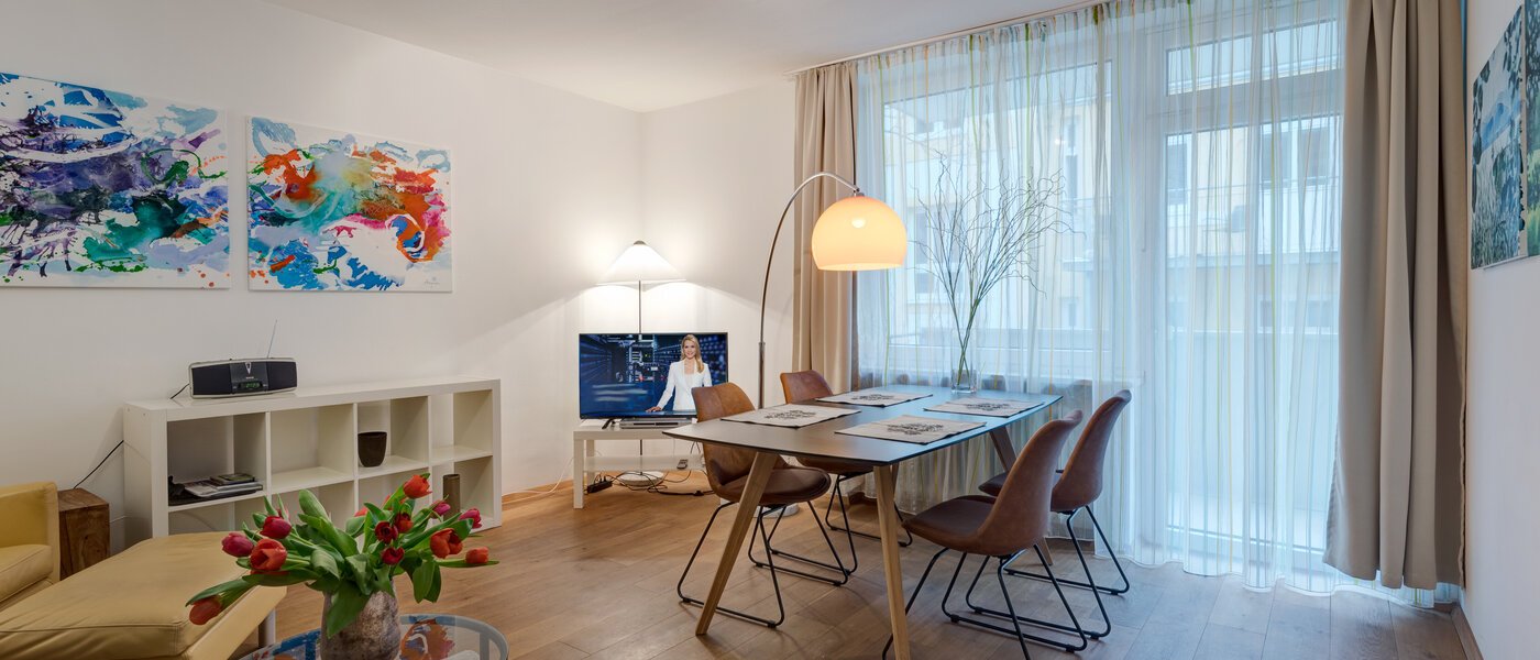 apartamento München Schwabing-West (rund um den Hohenzollernplatz) 01 zona de día  4311