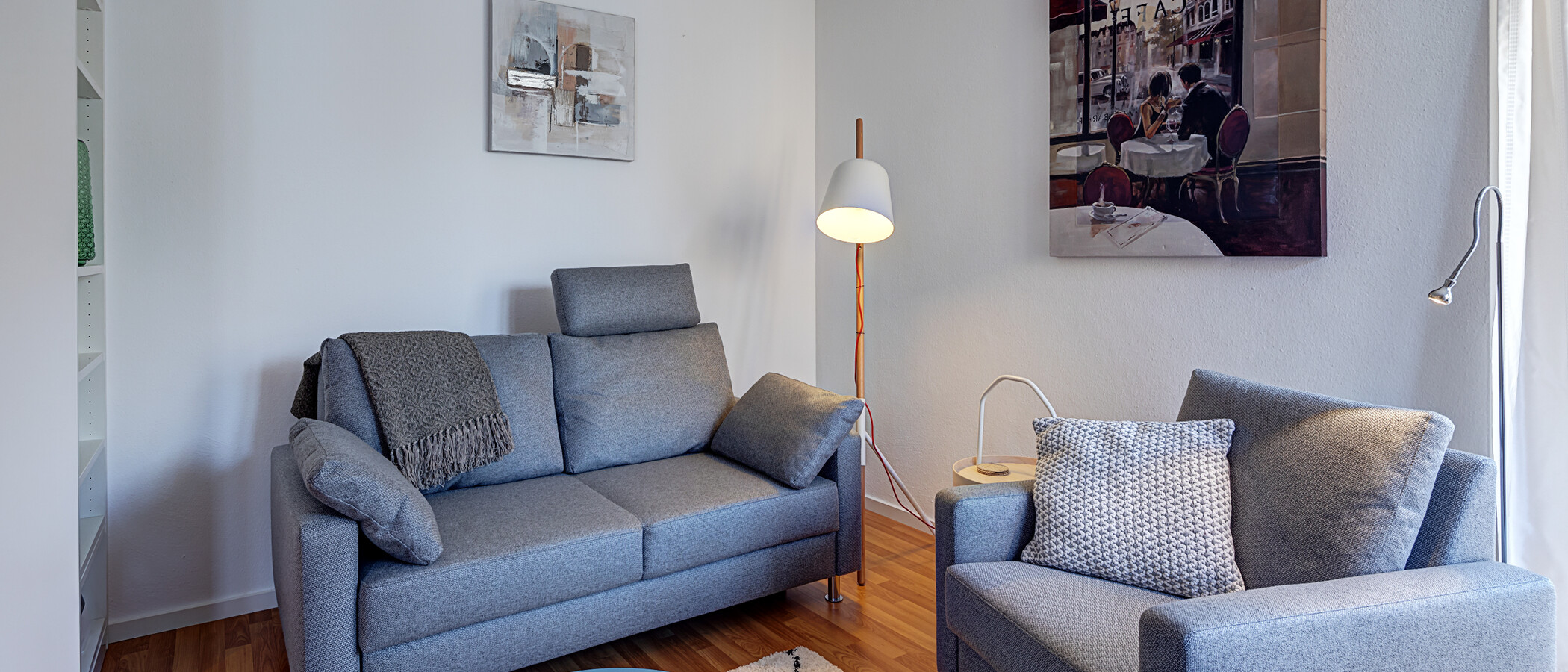 apartamento München Schwabing (rechts der Leopoldstraße) 04 zona de día  4338
