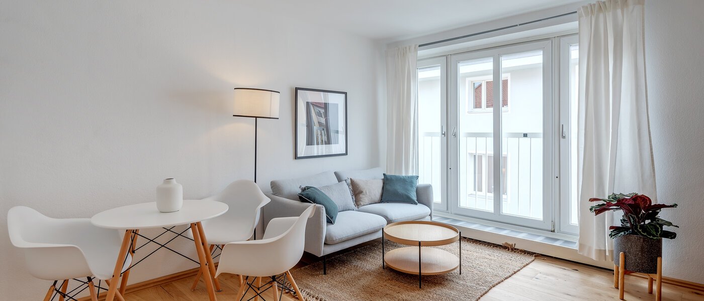 apartamento München Schwabing-West (rund um den Hohenzollernplatz) 01 zona de día  4379