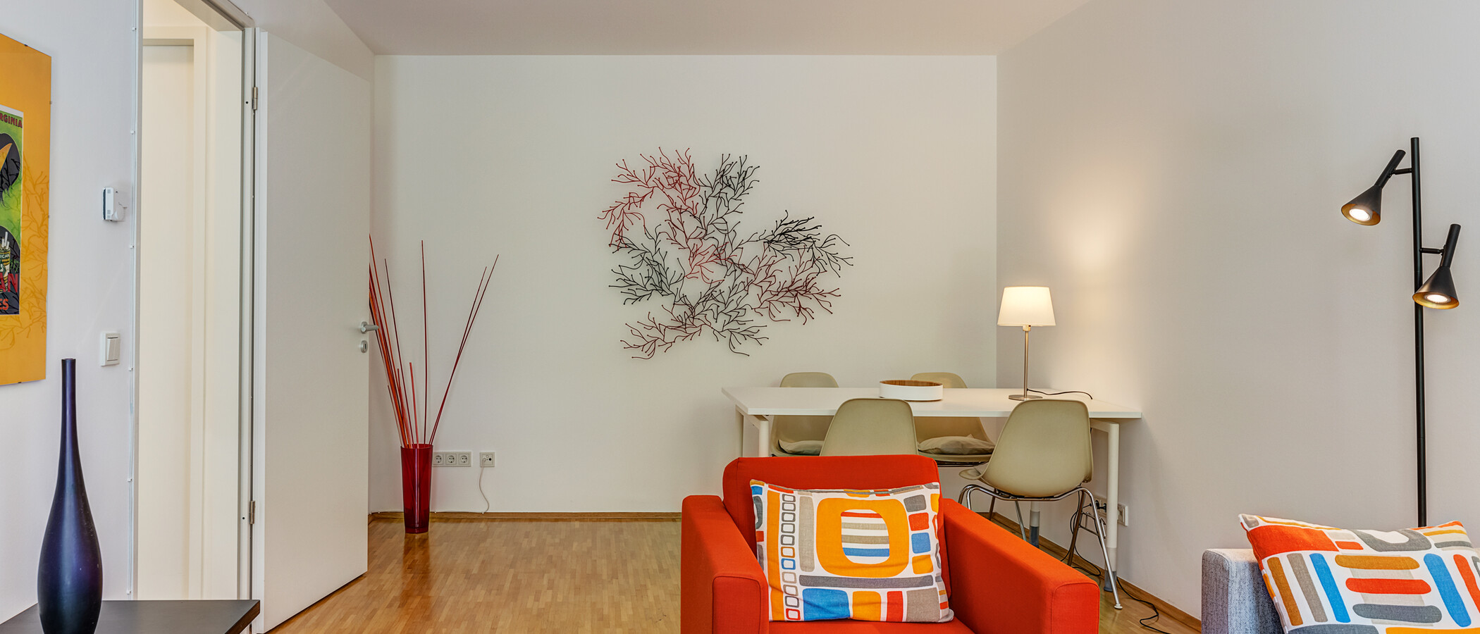 piso con jardín München Schwanthalerhöhe 03 zona de día  4454