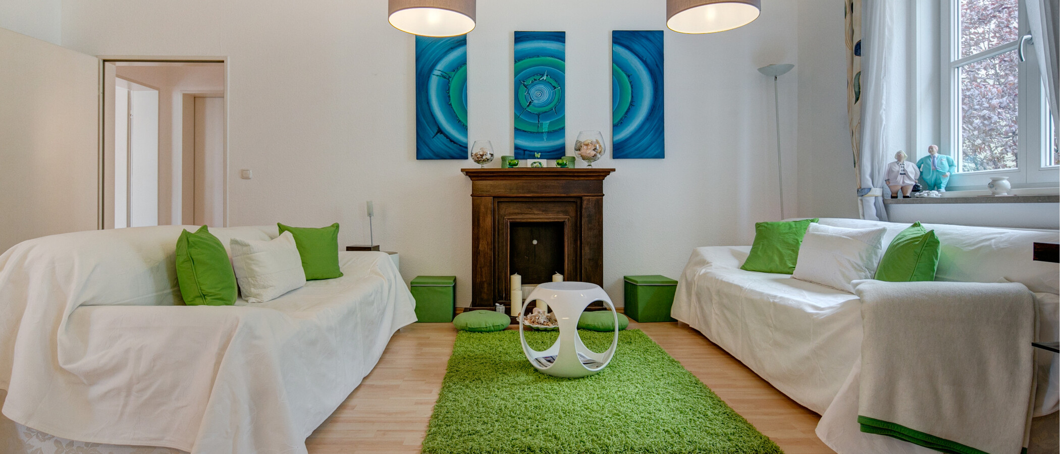 apartamento München Schwabing (rechts der Leopoldstraße) 04 salón 4536