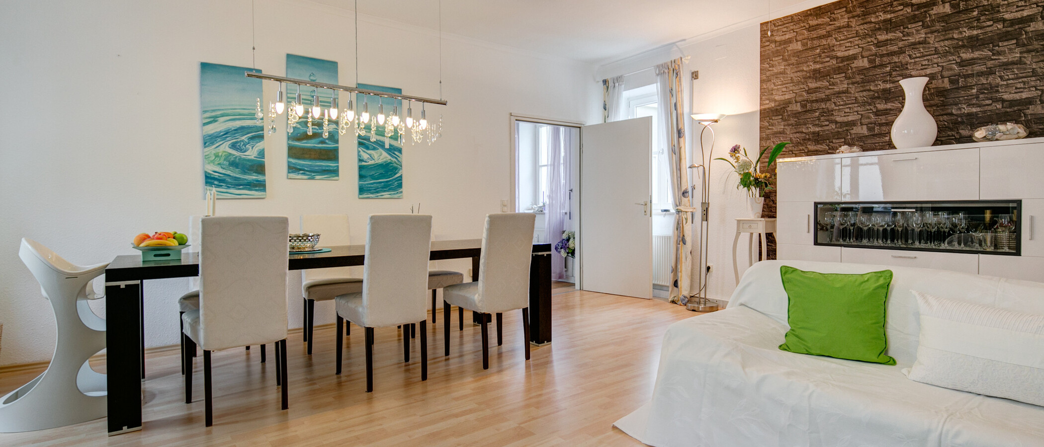 apartamento München Schwabing (rechts der Leopoldstraße) 05 salón 4536