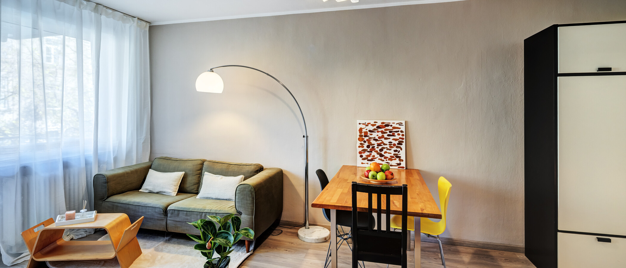 apartamento München Neuhausen 01 zona de día  4612