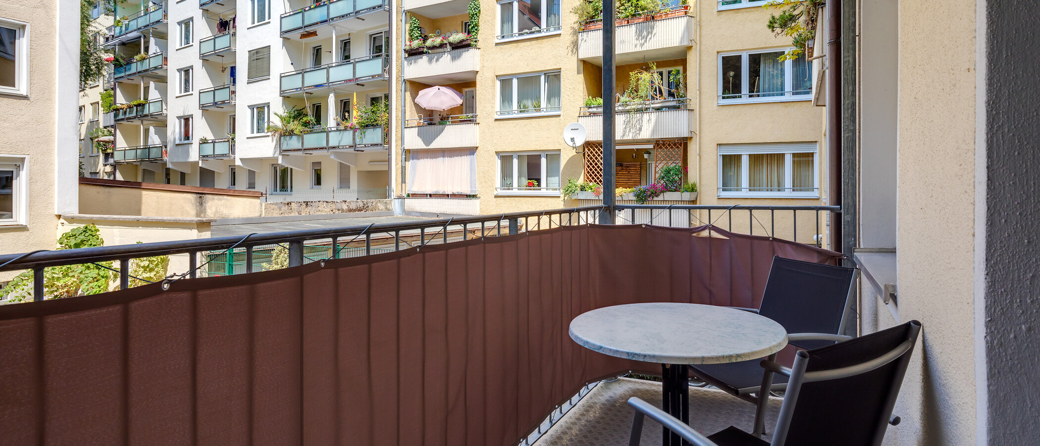 apartamento München Schwabing-West (rund um den Hohenzollernplatz) 01 balcón 4679