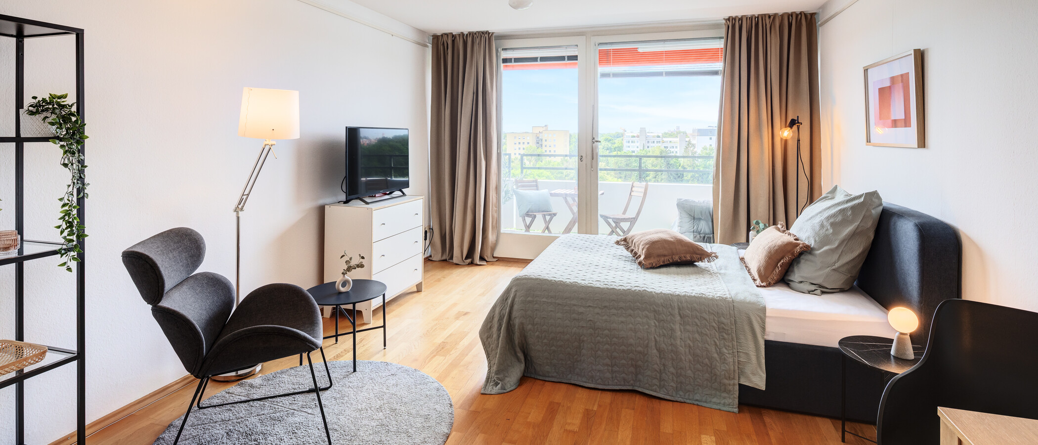apartamento München Schwabing 02 zona de día  4700