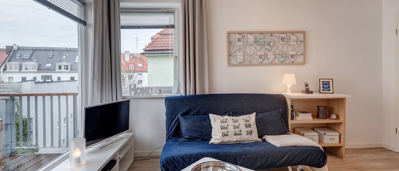 apartamento München Glockenbachviertel 03 salón 4880