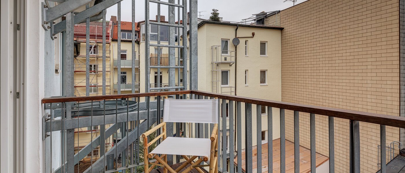 apartamento München Glockenbachviertel 01 balcón 4880