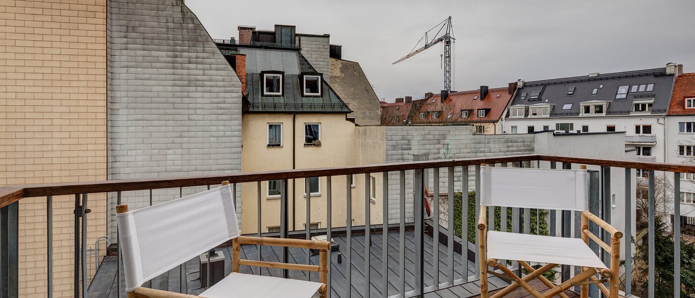 apartamento München Glockenbachviertel 02 balcón 4880