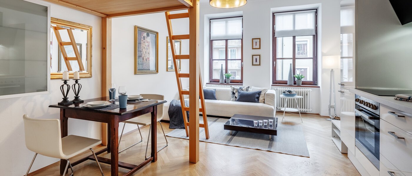 apartamento München Maxvorstadt - Museumsviertel 01 zona de día  4921