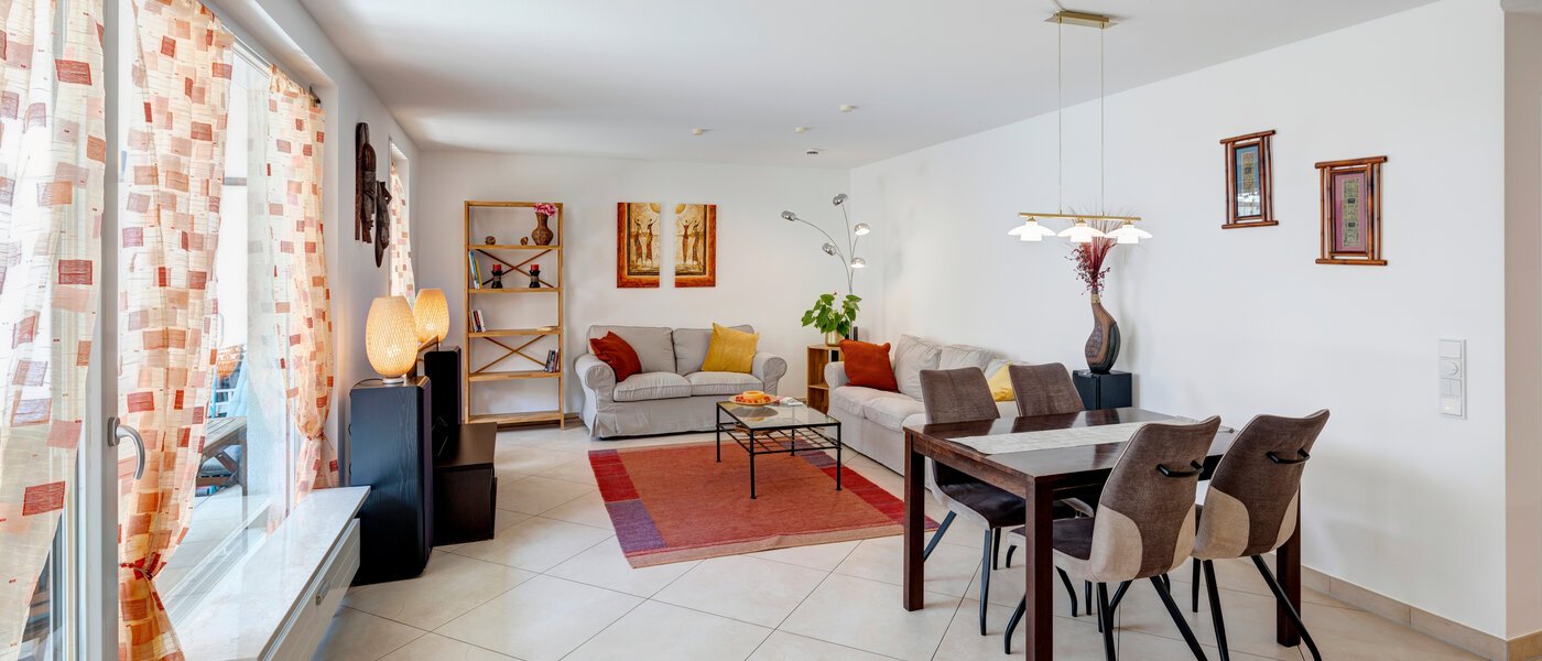 piso con jardín München Au 01 zona de día  4965