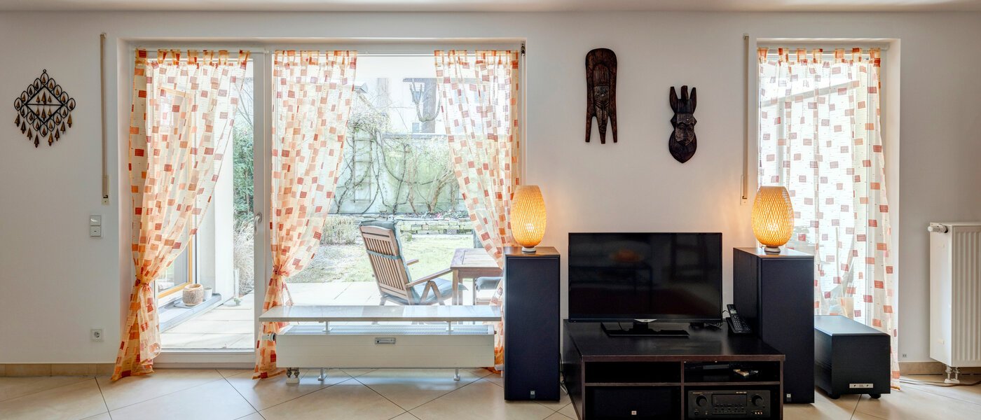 piso con jardín München Au 04 zona de día  4965