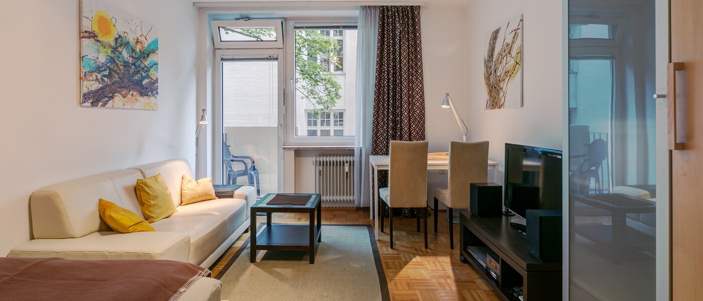 apartamento München Schwabing-West (rund um den Hohenzollernplatz) 01 zona de día  4983