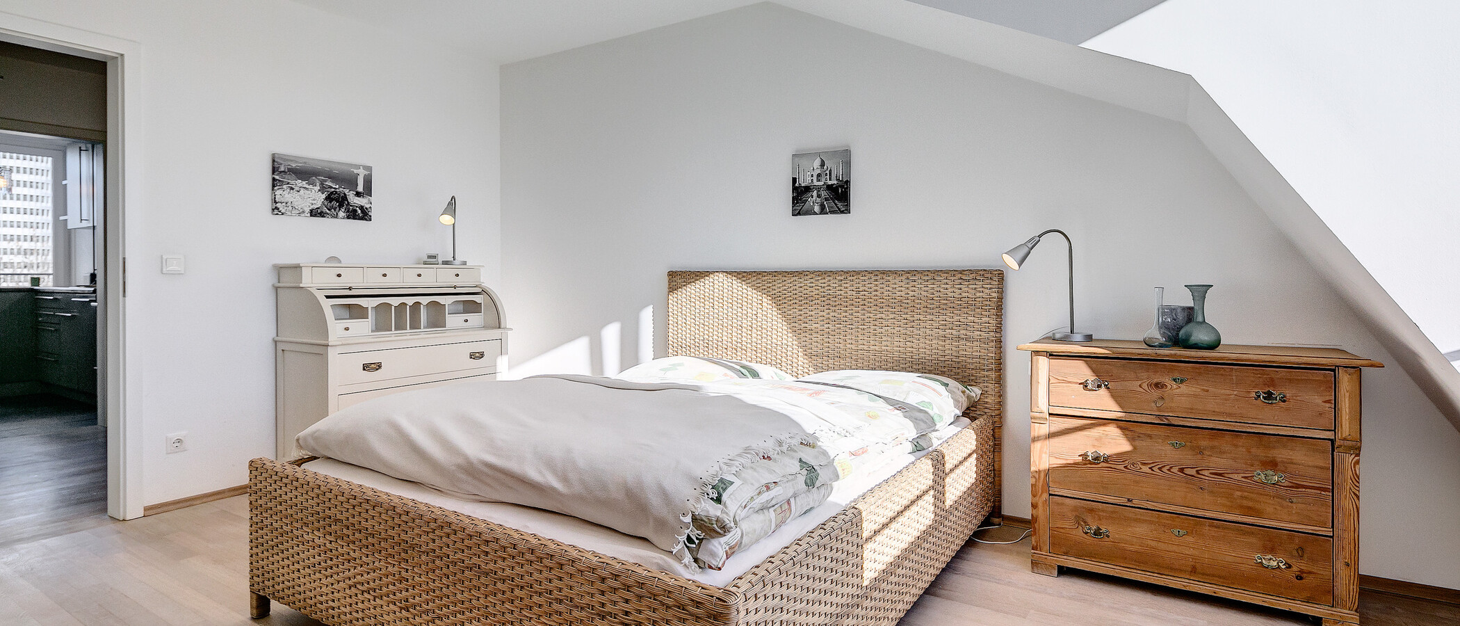 ático con terraza München Schwabing-West 04 dormitorio 5041