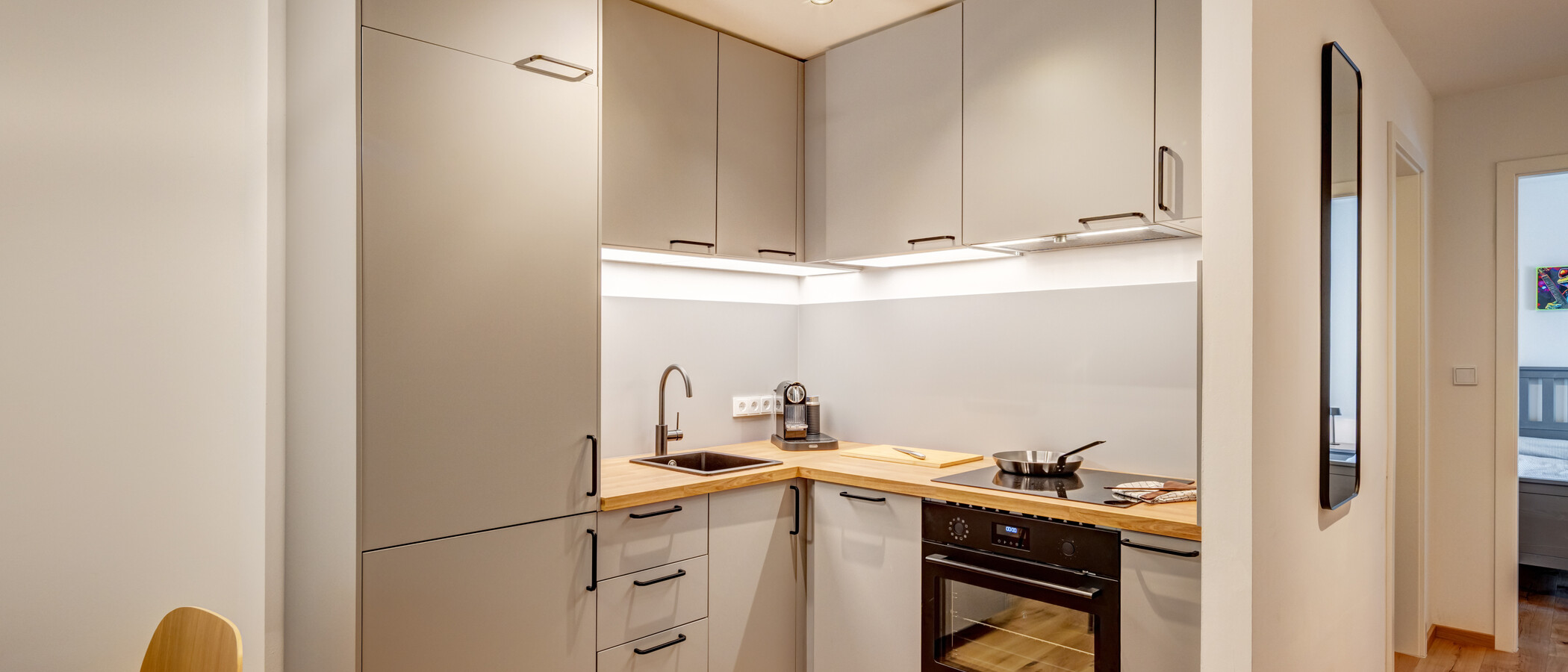 piso con jardín München Solln 01 cocina 515