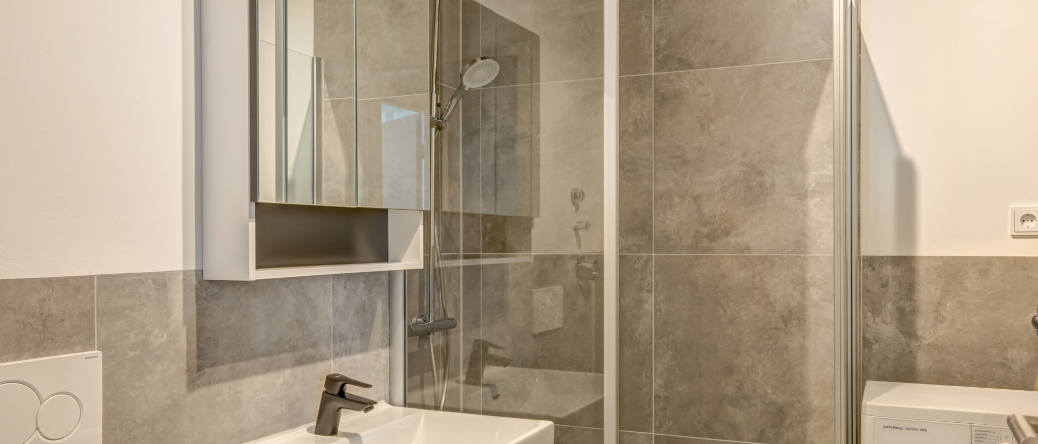 piso con jardín München Solln 01 baño 515