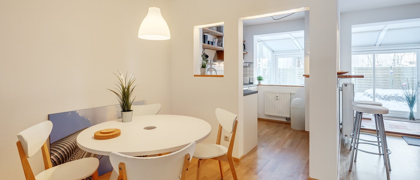 piso con jardín München Au 02 zona de día  5163