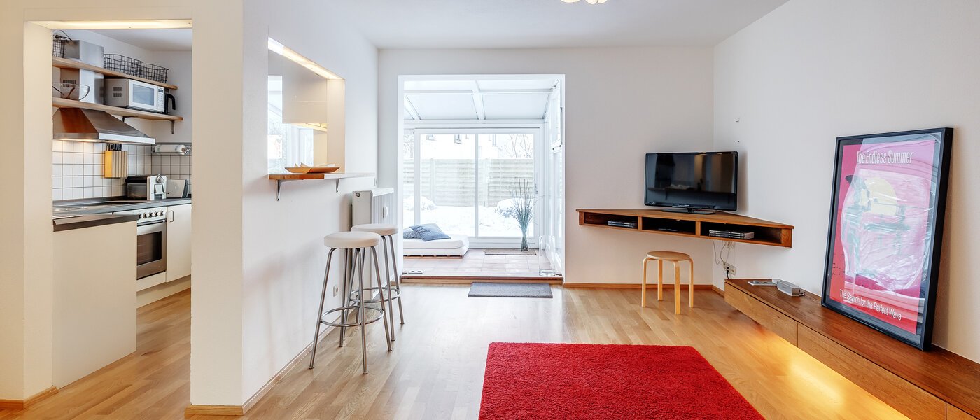 piso con jardín München Au 03 zona de día  5163