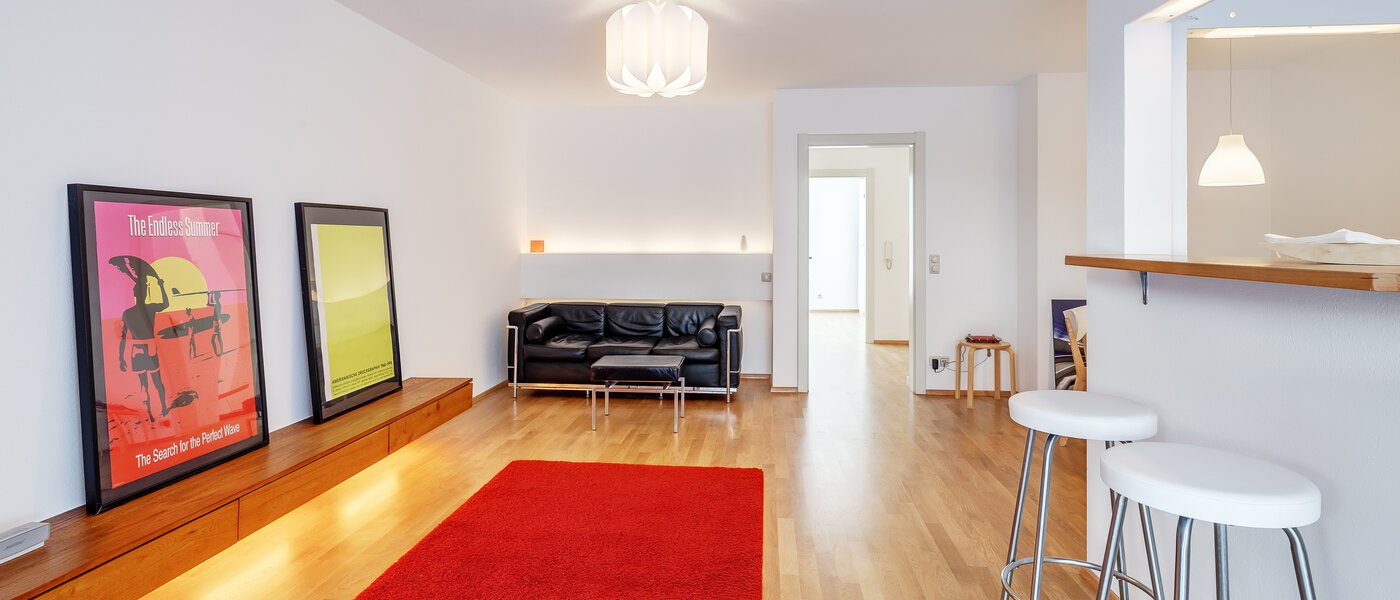 piso con jardín München Au 05 zona de día  5163