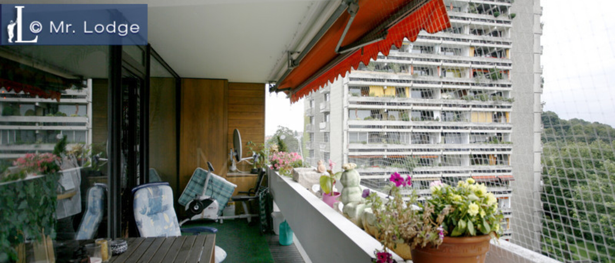 apartamento München Schwabing-Georgenschwaige 01 balcón 5164