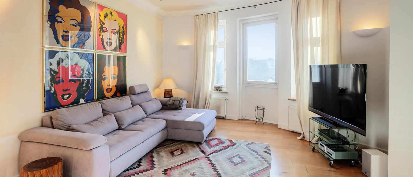 apartamento München Neuhausen 01 zona de día  5216