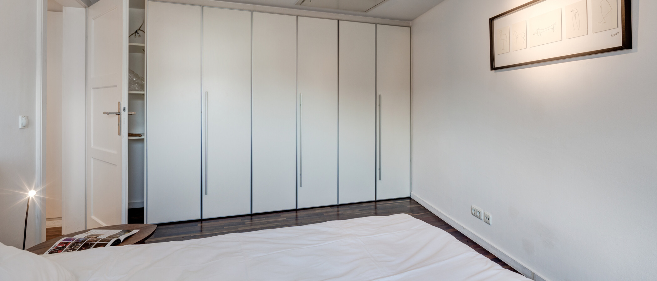 ático con terraza München Maxvorstadt 03 dormitorio 5221