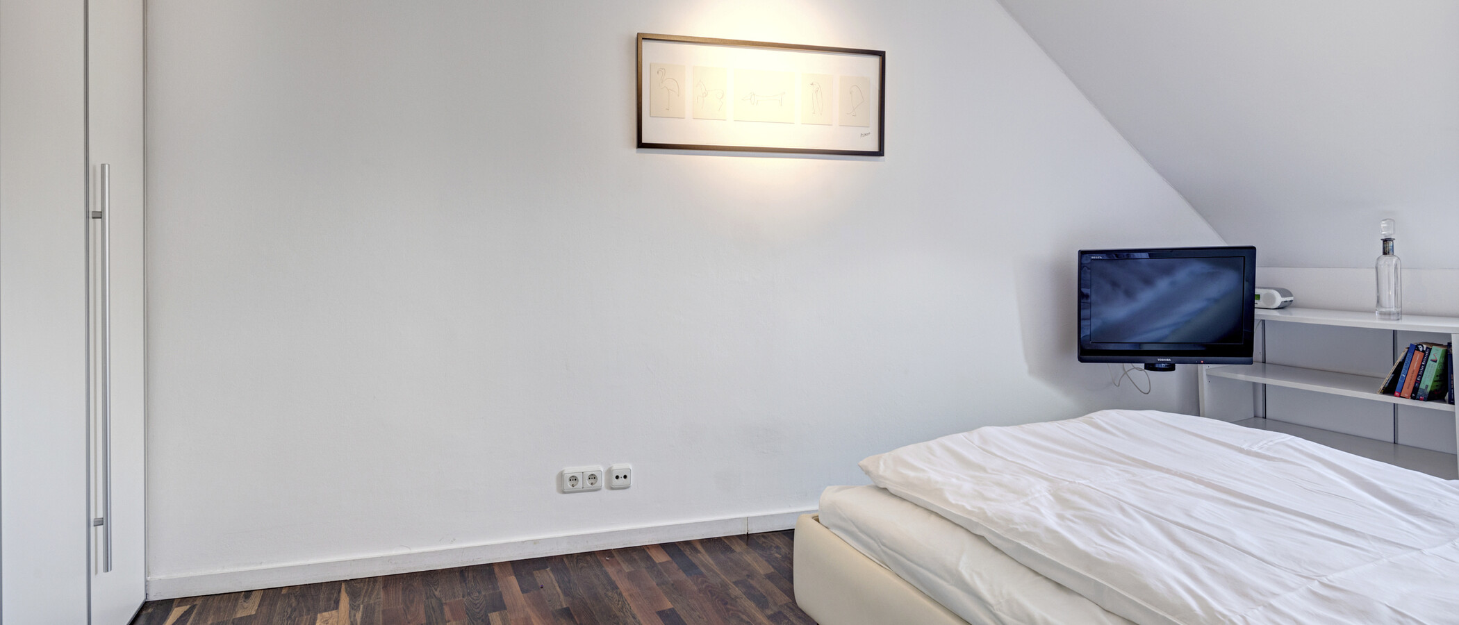 ático con terraza München Maxvorstadt 04 dormitorio 5221