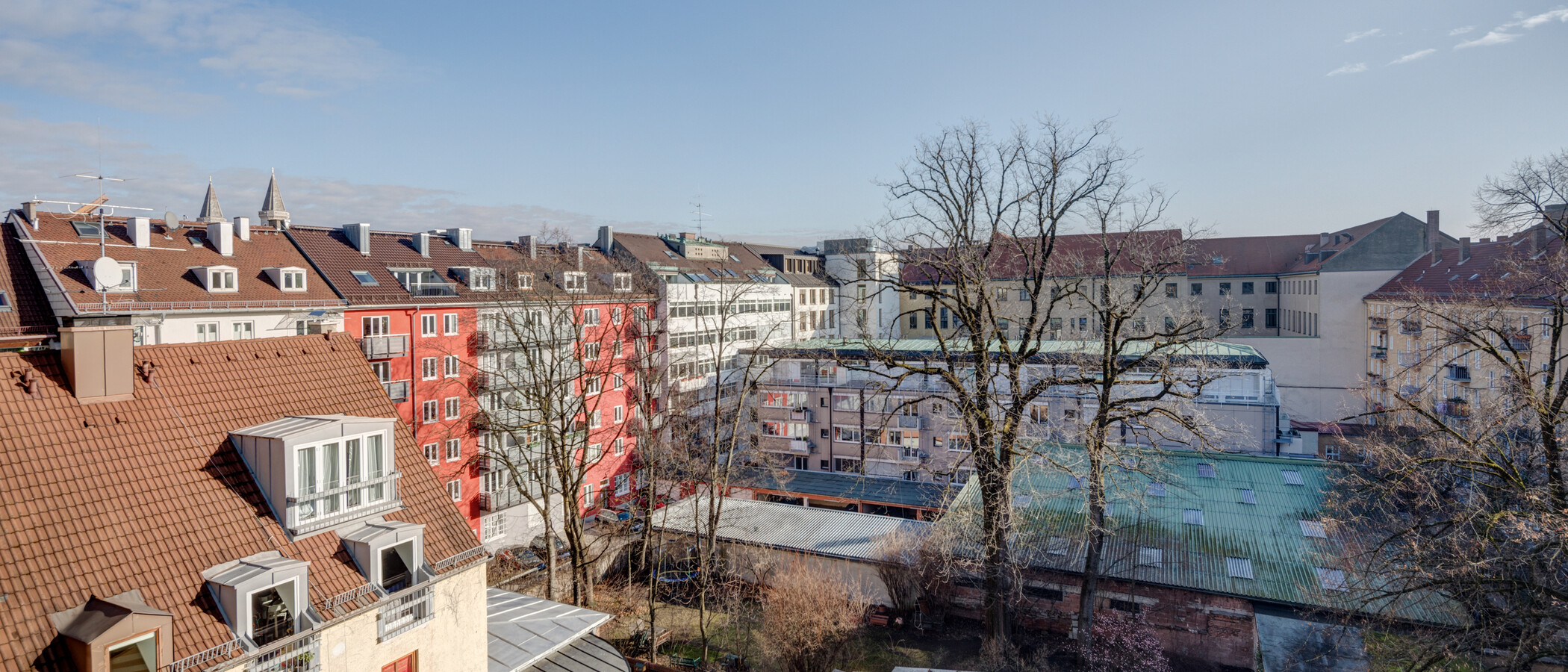 ático con terraza München Maxvorstadt 05 vista 5221