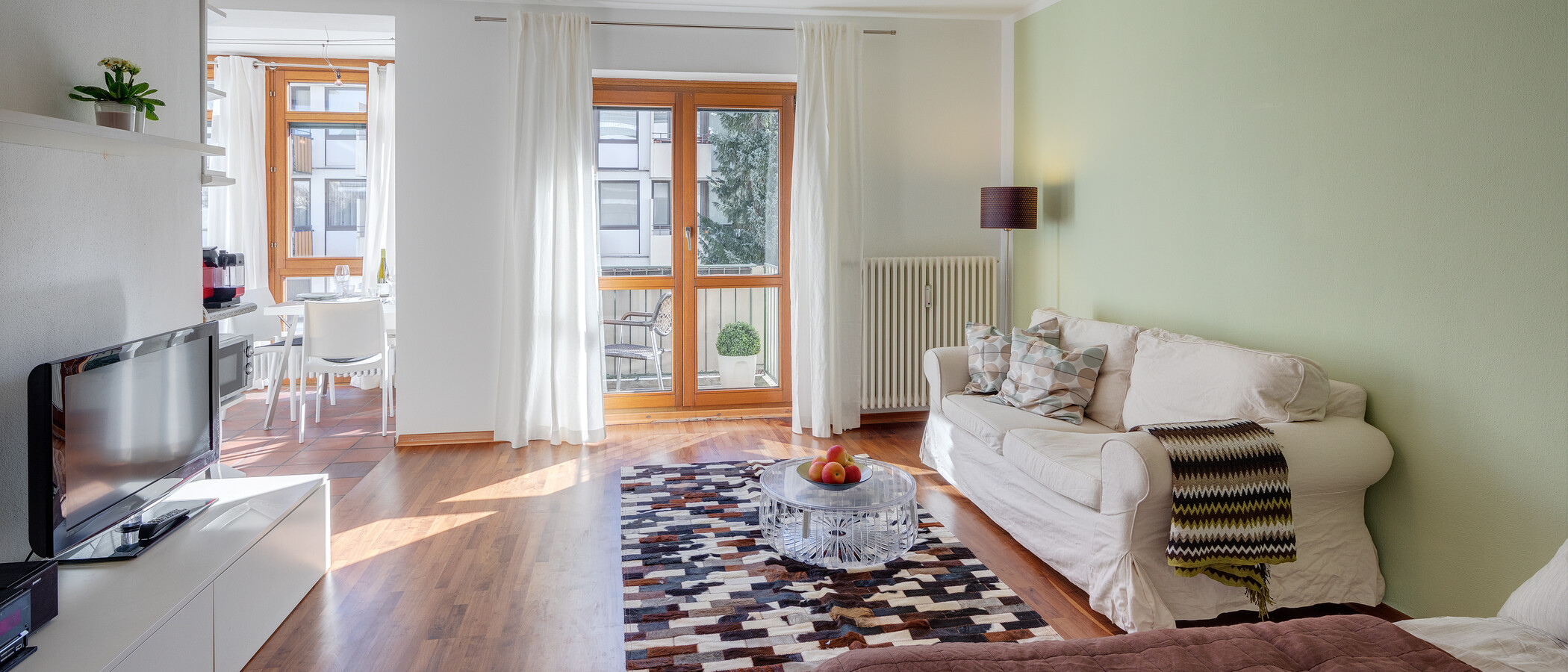apartamento München Harlaching 01 zona de día  5306
