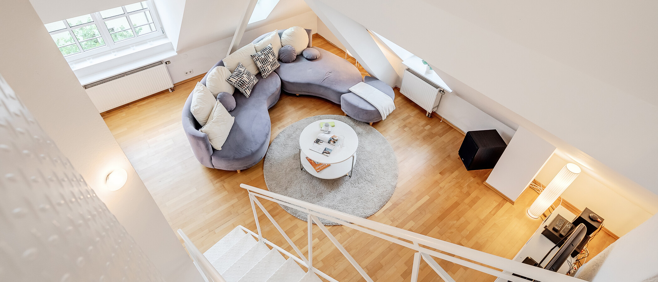piso con galería München Westend 05 dormitorio 5354