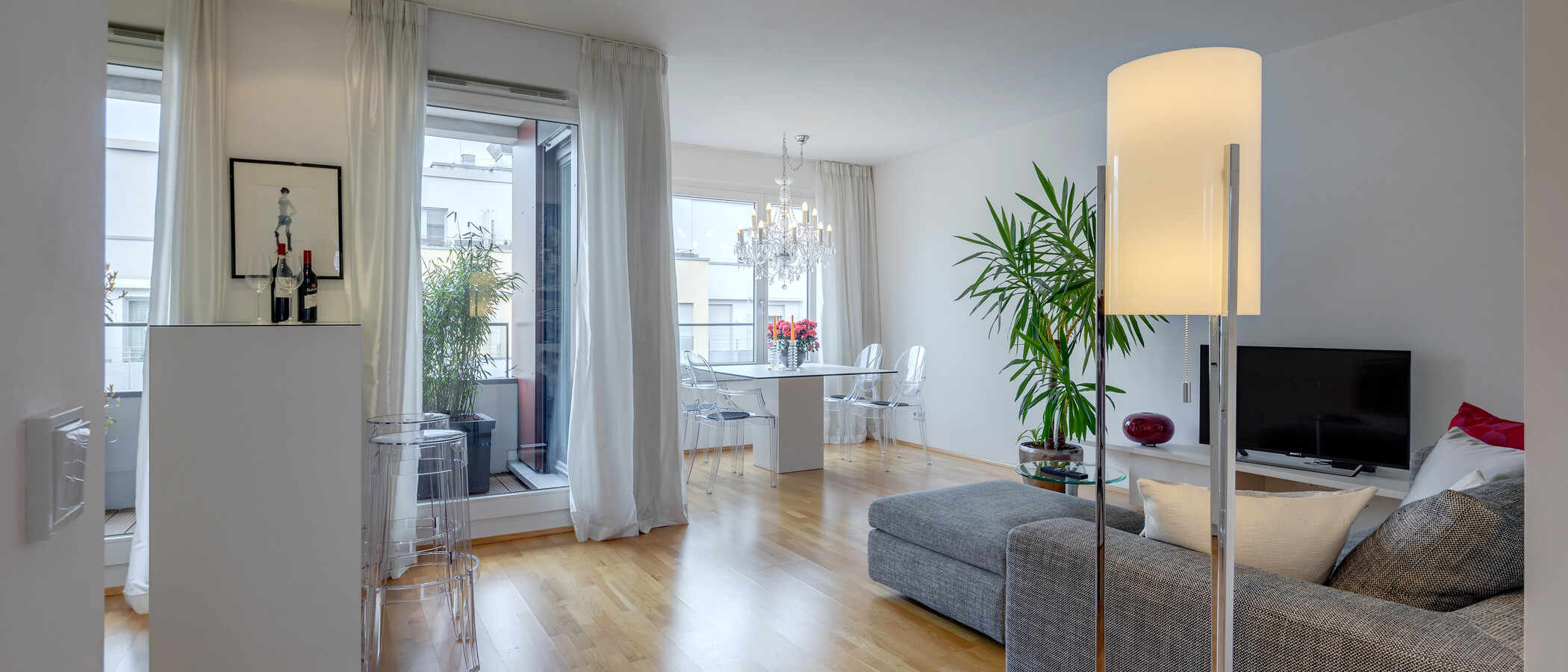 apartamento München Maxvorstadt 02 zona de día  5441