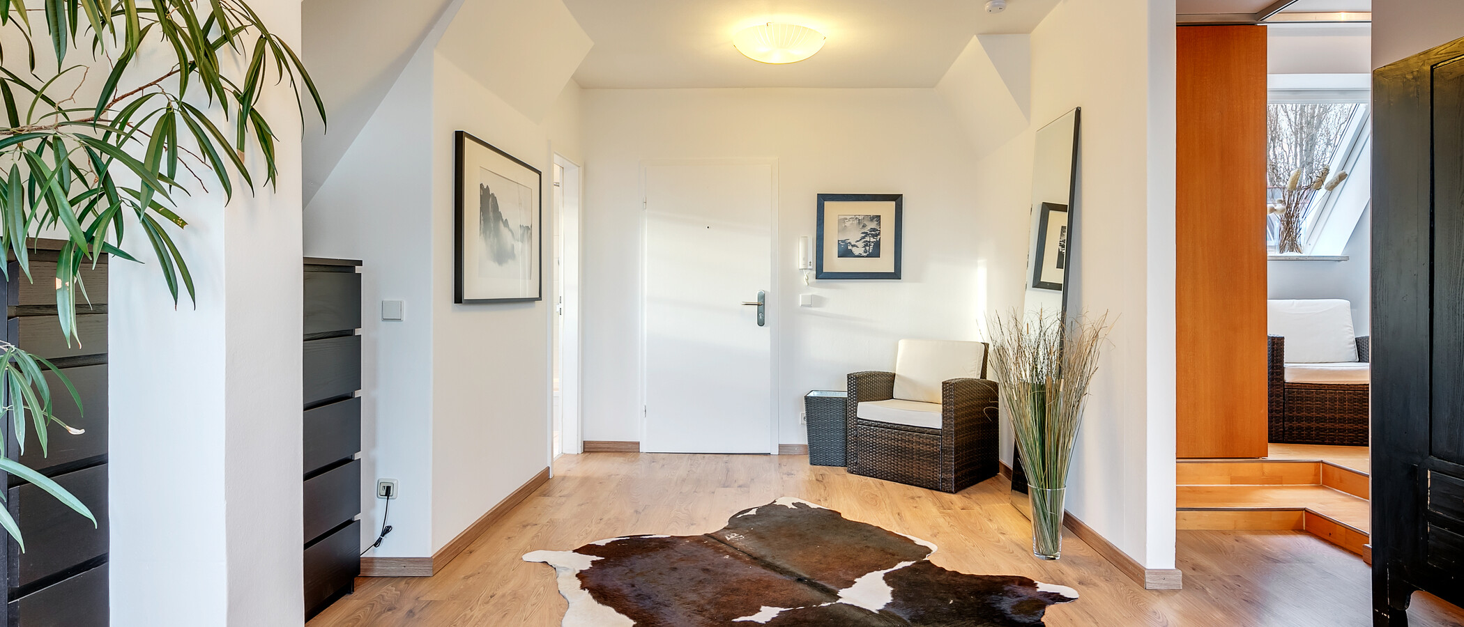 ático con terraza München Isarvorstadt 03 salón 5524