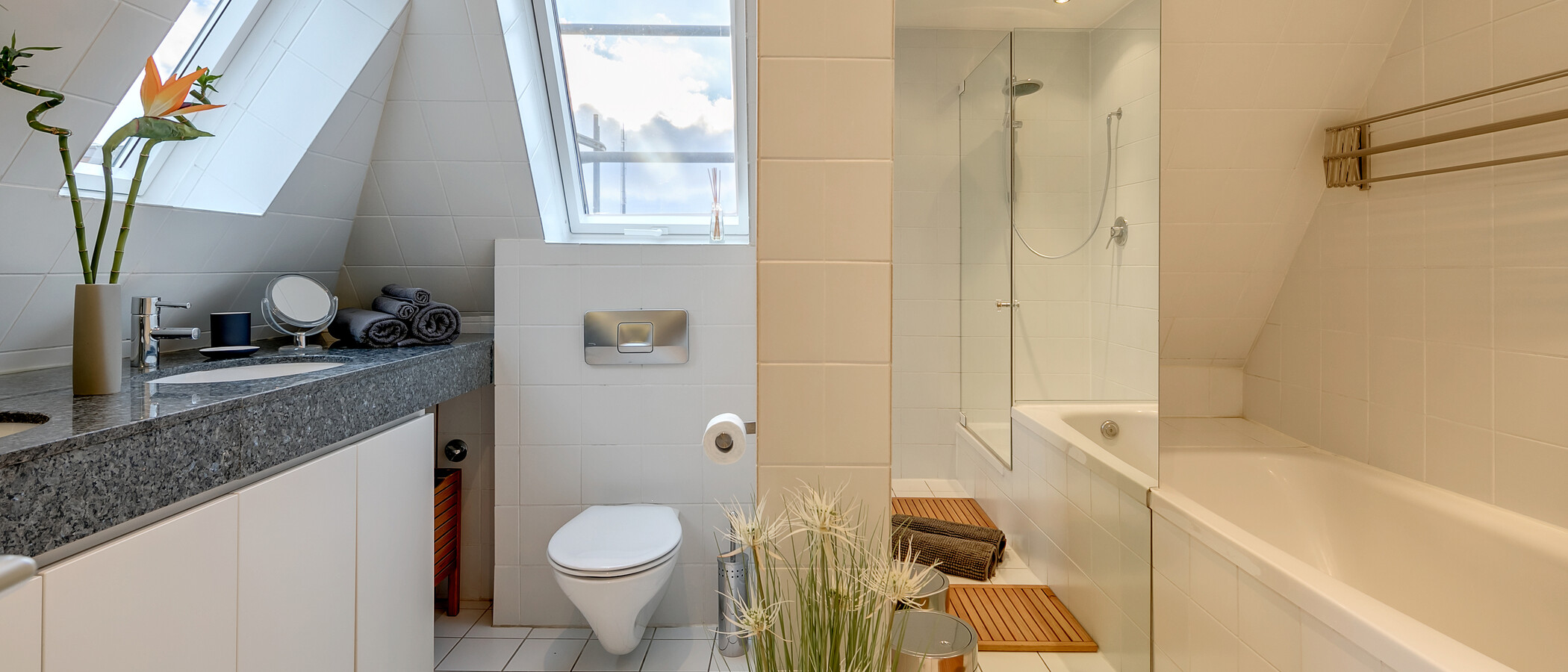 ático con terraza München Isarvorstadt 01 baño 5524