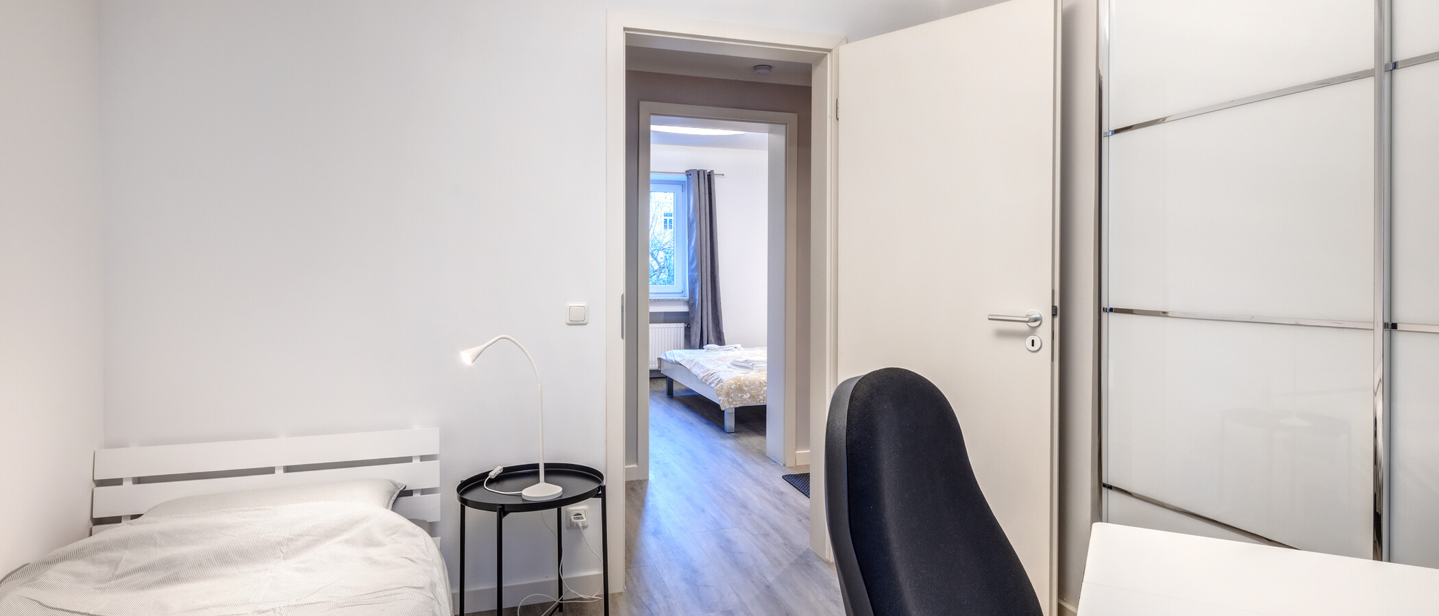 apartamento München Schwabing-Nord (zw. Leopoldstraße & Englischen Garten) 01 2. dormitorio 5559
