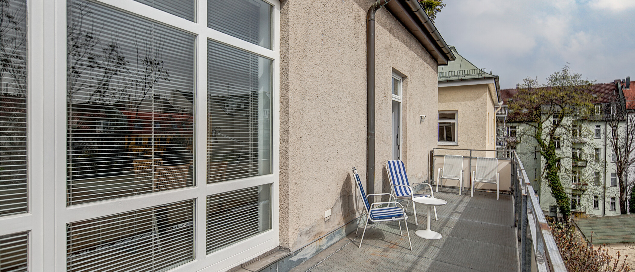 apartamento München Schwabing (links der Leopoldstraße) 03 terraza 556