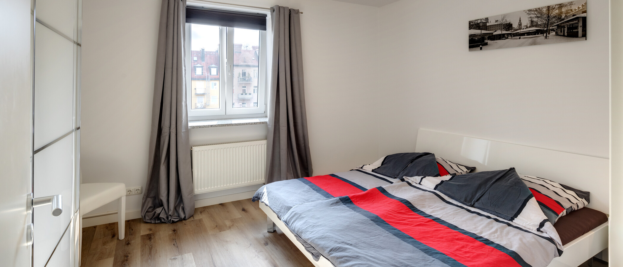 apartamento München Schwabing-Nord (zw. Leopoldstraße & Englischen Garten) 01 2. dormitorio 5577